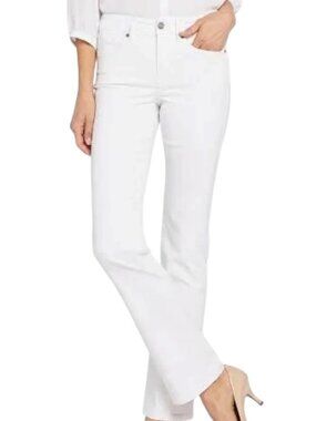 NWT NYDJ Marilyn Straight Jeans in Optic White 16P